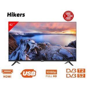 Hikers TV LED Numérique 42’’ Full HD - Sans Bordure - Noir - Garantie 12 Mois