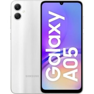 Samsung Galaxy A05 - 4G - 2 SIM - 6.7" - 4/64Go - 50Mpx - 5000 MAh - Argent + 24 Mois De Garantie