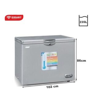 SMART TECHNOLOGY Congélateur Horizontal STCC-275 - 235 L - Gris - 12 Mois De Garantie