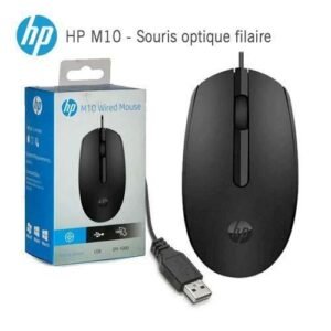 Hp Souris Filaire M10 -1000 DPI - Noir