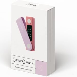 Ledger Nano X (Rose Pastel) Le Wallet Physique de cryptos - Bluetooth - Portefeuille idéal pour Acheter, gérer et Faire fructifier Vos Actifs numériques en sécurité