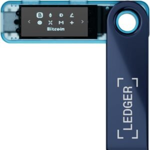 Ledger Nano S Plus (Bleu Neptune) - Le Wallet Physique pour sécuriser et gérer Vos cryptos, NFT et Tokens (Compatible Ordinateur et Android)