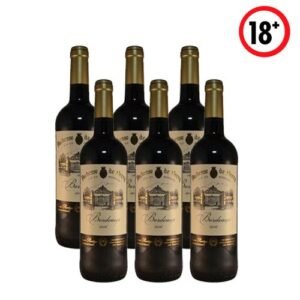 Vin Bordeaux Lot De 6 Bouteilles De Vin Rouge Bordeaux -Duchesse De Berry - France - 13%Vol - 75Cl