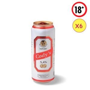 Cody Lot De 6 Canettes Cody's Biere 5,4% - 50Cl