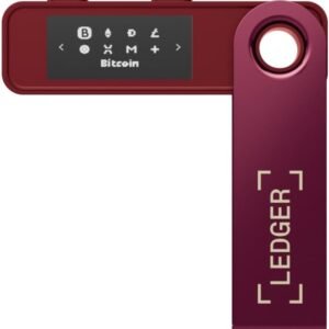 Ledger Nano S Plus (Magenta carminé) - Le Wallet Physique pour sécuriser et gérer Vos cryptos, NFT et Tokens (Compatible Ordinateur et Android)