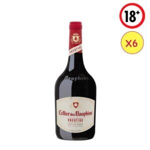 Côtes du Rhône Lot De 6 Bouteilles De Vin Rouge Cellier Des Dauphins - PRESTIGE - 75 Cl - 13,5% Alc
